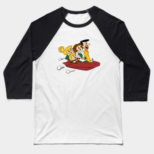 Family of the Future in Spaceship Baseball T-Shirt